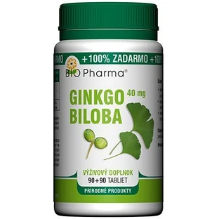 Bio Pharma Гінкго білоба 40мг 90+90 таблеток 180 таблеток