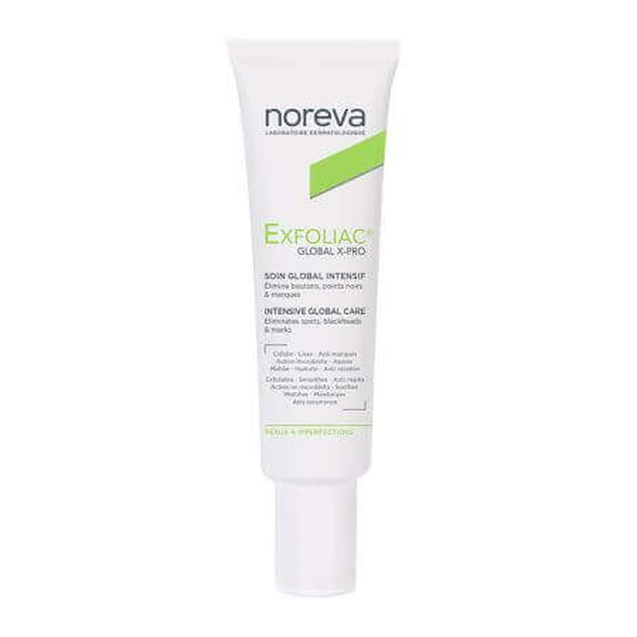 Гель для обличчя Noreva Global X Pro Exfoliac Gel, відлущувальний, 30 мл: ціни та характеристики