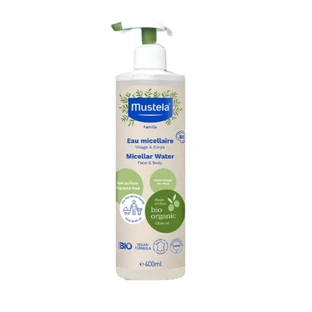 Мицеллярное мытье лица и тела Mustela Eco, 400 мл, Mustela