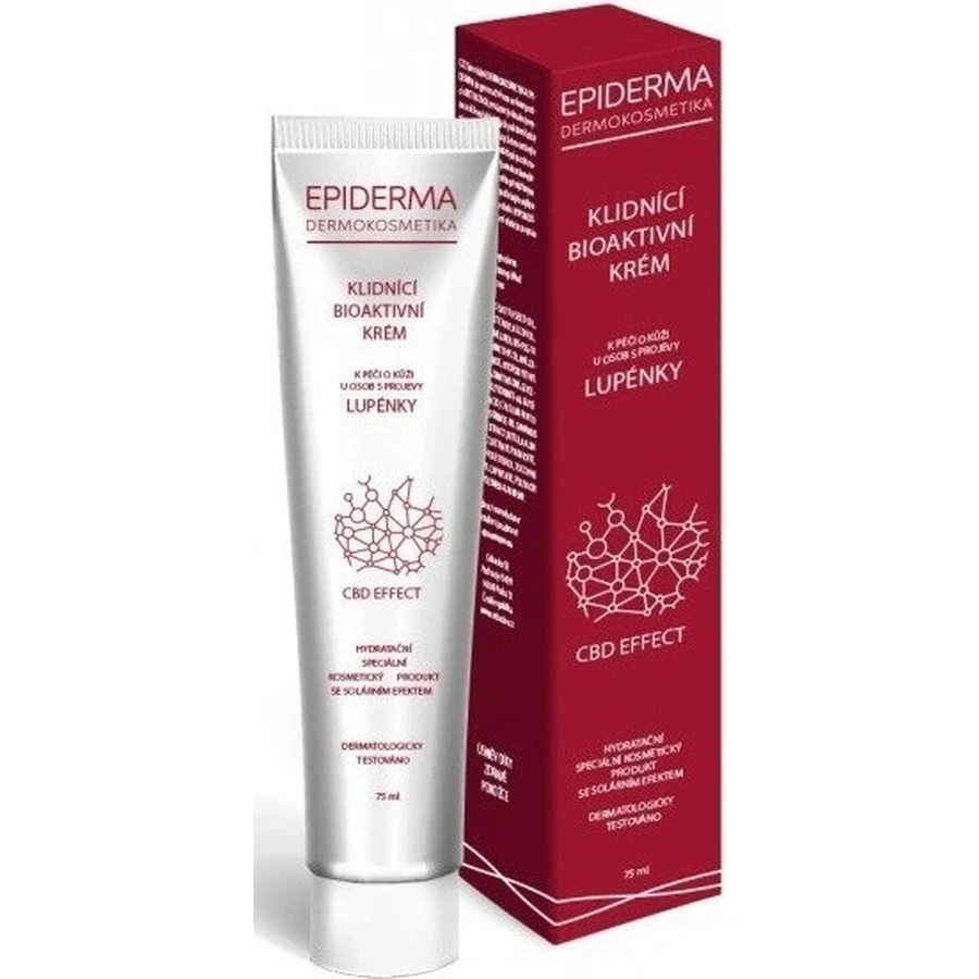 EPIDERMA CBD BIOACTIVE PSORIASIS CREAM 1×75 мл, крем от псориаза: цены и характеристики