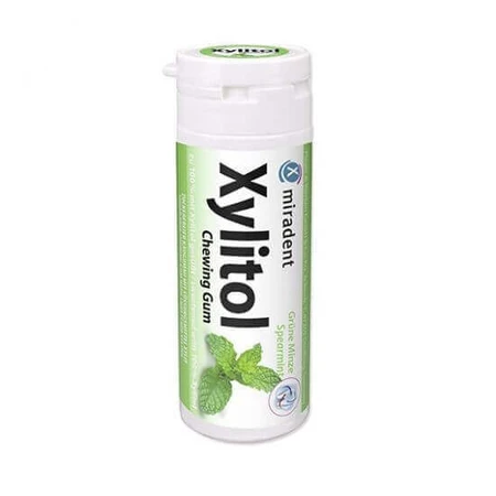 Жувальна гумка Hager & Werken Miradent Xylitol з м'ятою, 30 шт.: ціни та характеристики