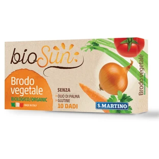 Овощные кубики для безглютенового супа Eco Biosun, 100 гр, S.Martino