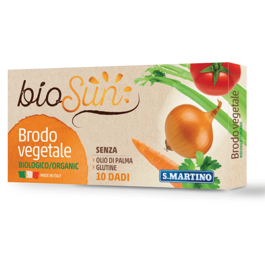 Овощные кубики для безглютенового супа Eco Biosun, 100 гр, S.Martino: цены и характеристики