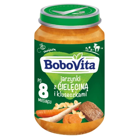 BoboVita Обед, овощи с телятиной и лапшой, после 8 месяцев, 190 г: цены и характеристики