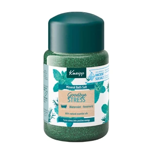 Kneipp Goodbye Stress Розмарин і Міта, кристали для ванн з мінеральною сіллю, 500 г