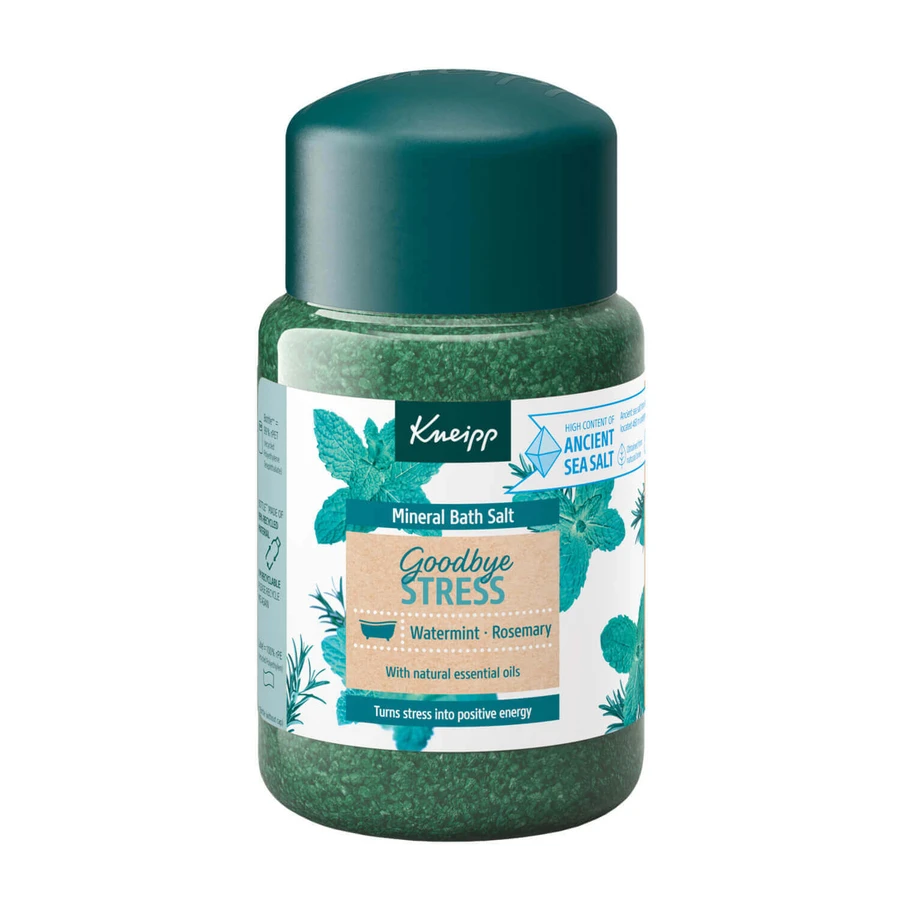 Kneipp Goodbye Stress Розмарин і Міта, кристали для ванн з мінеральною сіллю, 500 г: ціни та характеристики