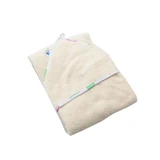 Преміум рушник з капюшоном з 100% бавовни, кремовий, 80x90 см, Baltic Bebe