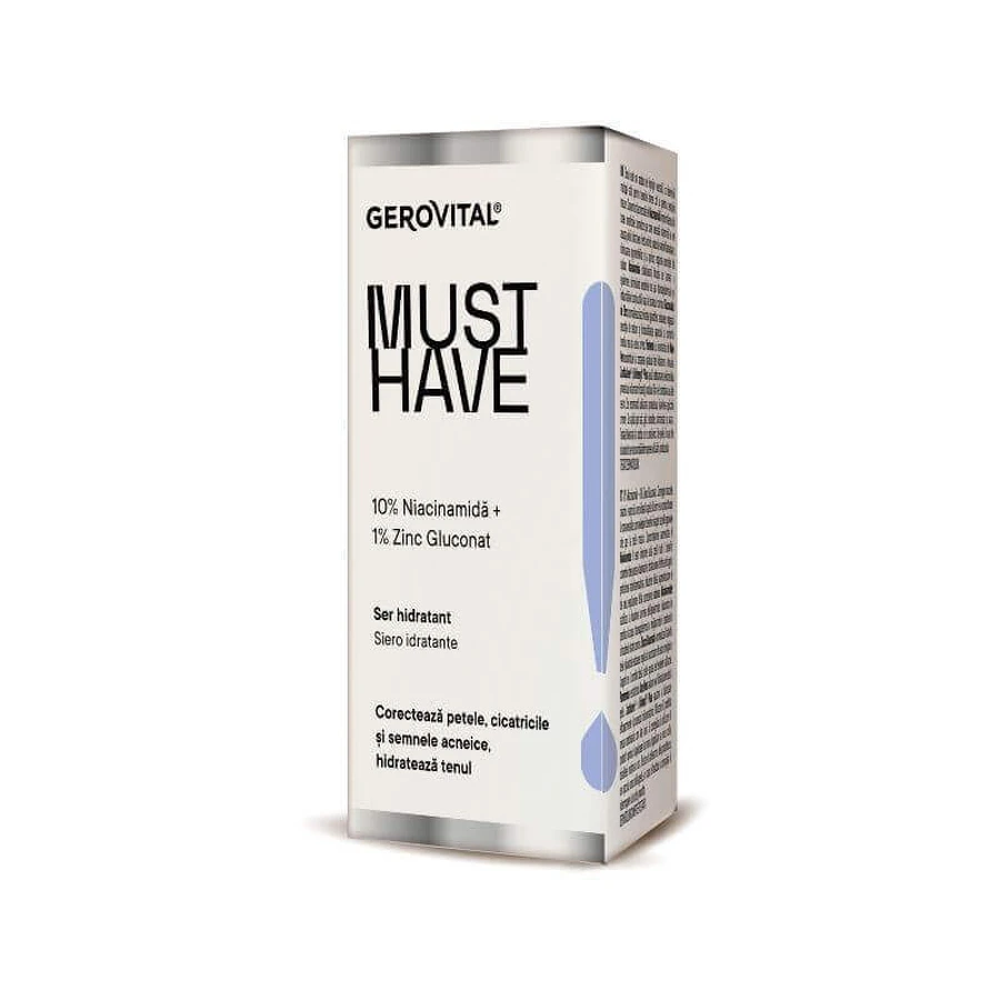 Увлажняющая сыворотка Gerovital Must Have, 30 мл: цены и характеристики