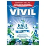 Vivil Bonbons Extra Stark м'ятні краплі з вітаміном С без цукру 60 г