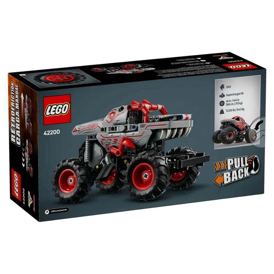 Конструктор Monster Jam ThunderROARus з луковим мотором Technic, 7 років+, 42200, Lego: ціни та характеристики