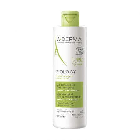 A-Derma Biology Зволожуюче очищувальне молочко, 400 мл: ціни та характеристики