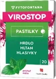 VIROSTOP Lozenges - мятные 1×20 шт, пищевая добавка для горла, глотки и голосовых связок