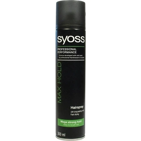 Лак для волос Syoss Max Hold 300 мл 1×300 мл, лак для волос: цены и характеристики