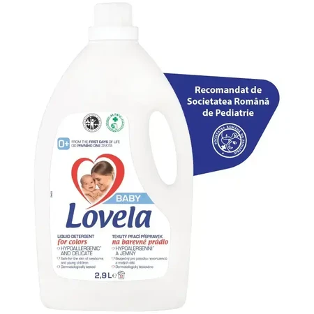 Рідкий засіб для прання кольорової білизни, 2,9 л, Lovela Baby: ціни та характеристики