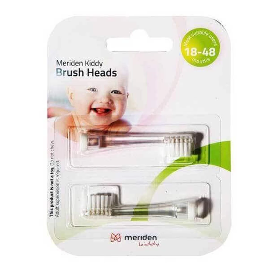 Насадки для звуковой зубной щетки Meriden Kiddy для детей от 18-48 месяцев, 2 шт.: цены и характеристики