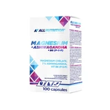 Allnutrition Магний + Ашвагандха + B6 (P-5-P), 100 капсул