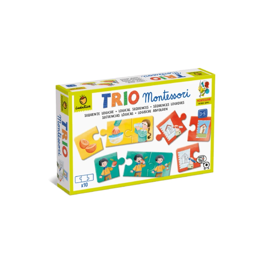 Логическая игра Трио Монтессори - Логические последовательности, 3-5 лет, Ludattica: цены и характеристики