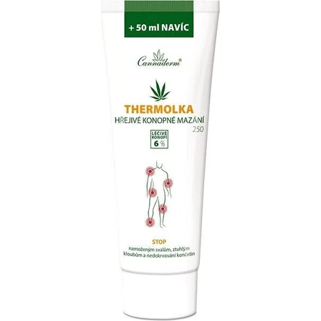 Гель для масажу Cannaderm Thermolka, зігрівальний, 250 мл: ціни та характеристики
