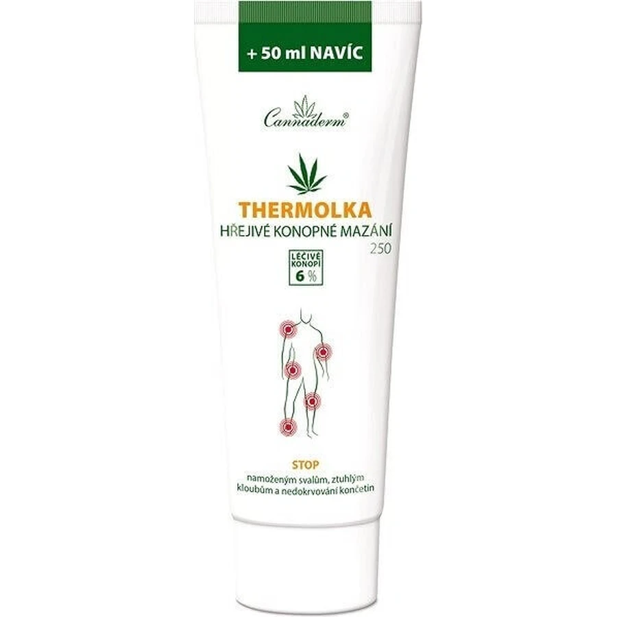 Гель для масажу Cannaderm Thermolka, зігрівальний, 250 мл: ціни та характеристики