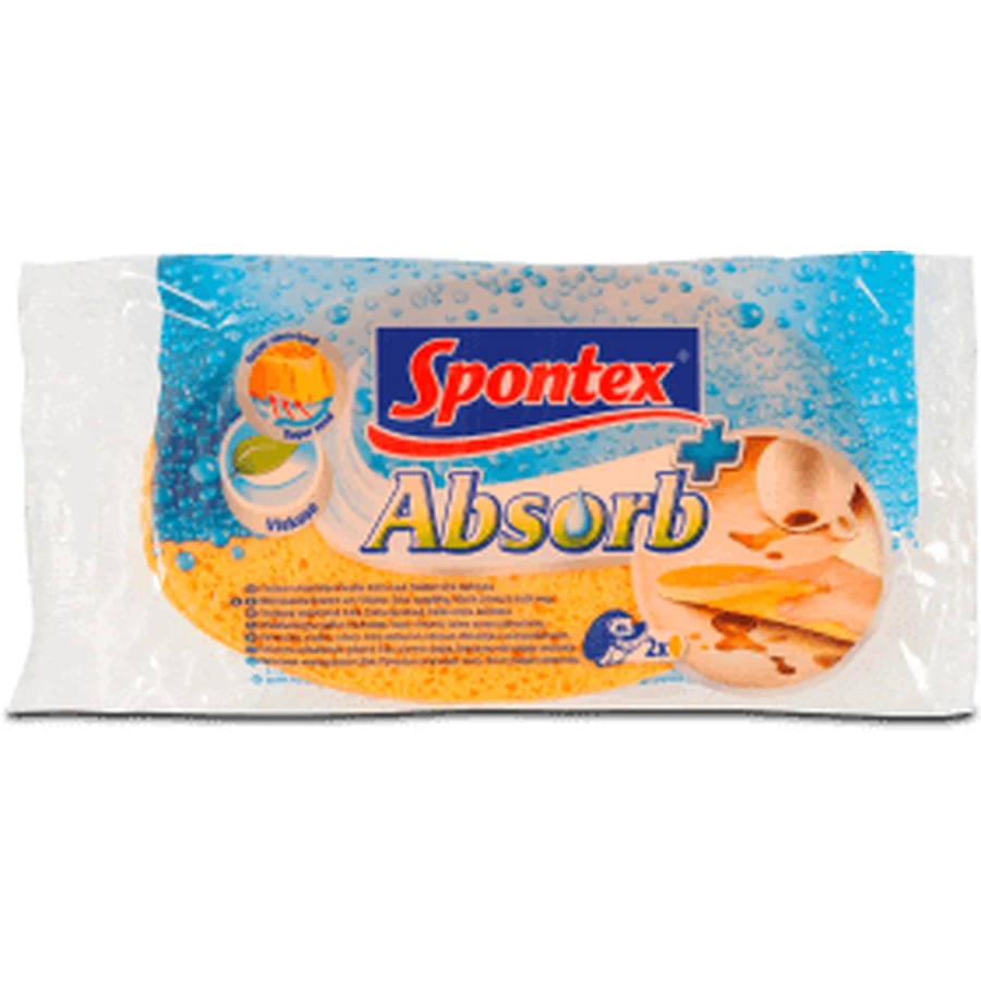 Губки Spontex Spontex Absorb, 2 штуки: цены и характеристики