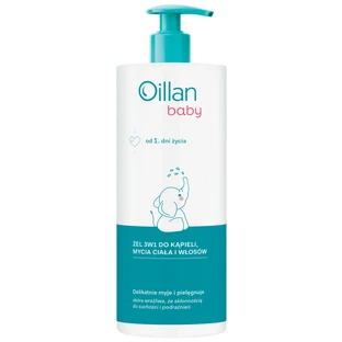 Oillan Baby, средство для ванны, тела и волос 3в1, с первого дня жизни, 750 мл