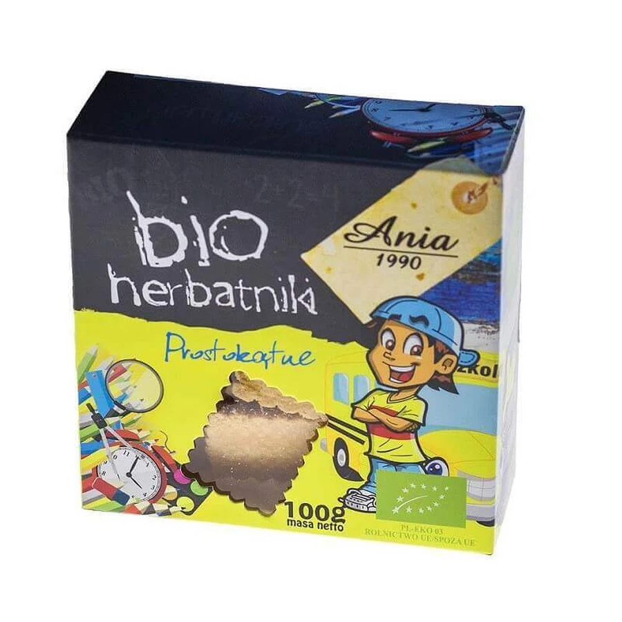 Органічне квадратне печиво, 100 г, Ania: ціни та характеристики