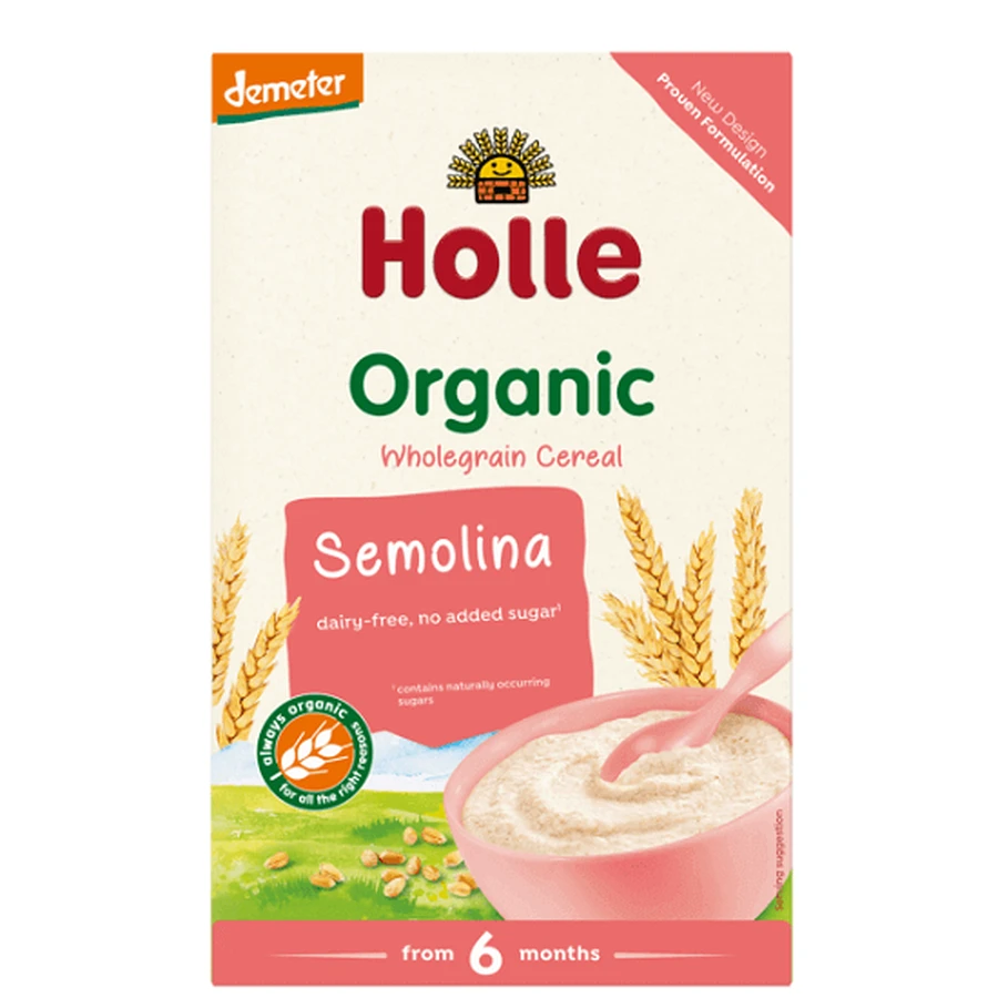 Каша з органічним сірим, +6 місяців, 250 г, Holle Baby Food: ціни та характеристики