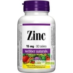 WEBBER NATURALS Цинк 15 мг 1×90 табл, пищевая добавка: цены и характеристики