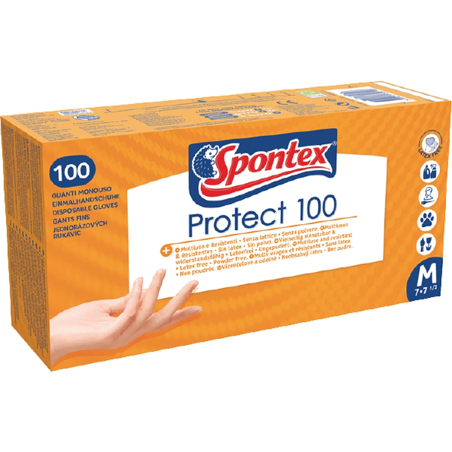 Spontex Protect M 100 шт: цены и характеристики