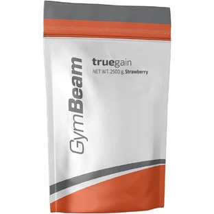 Гейнер GymBeam True Gain клубничный 2500 г
