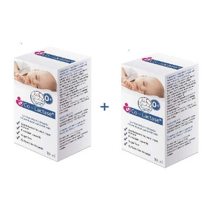 Упаковка Краплі дитячі ко-лактазні, 10+10 мл (знижка 30%), Maxima HealthCare Ltd: ціни та характеристики