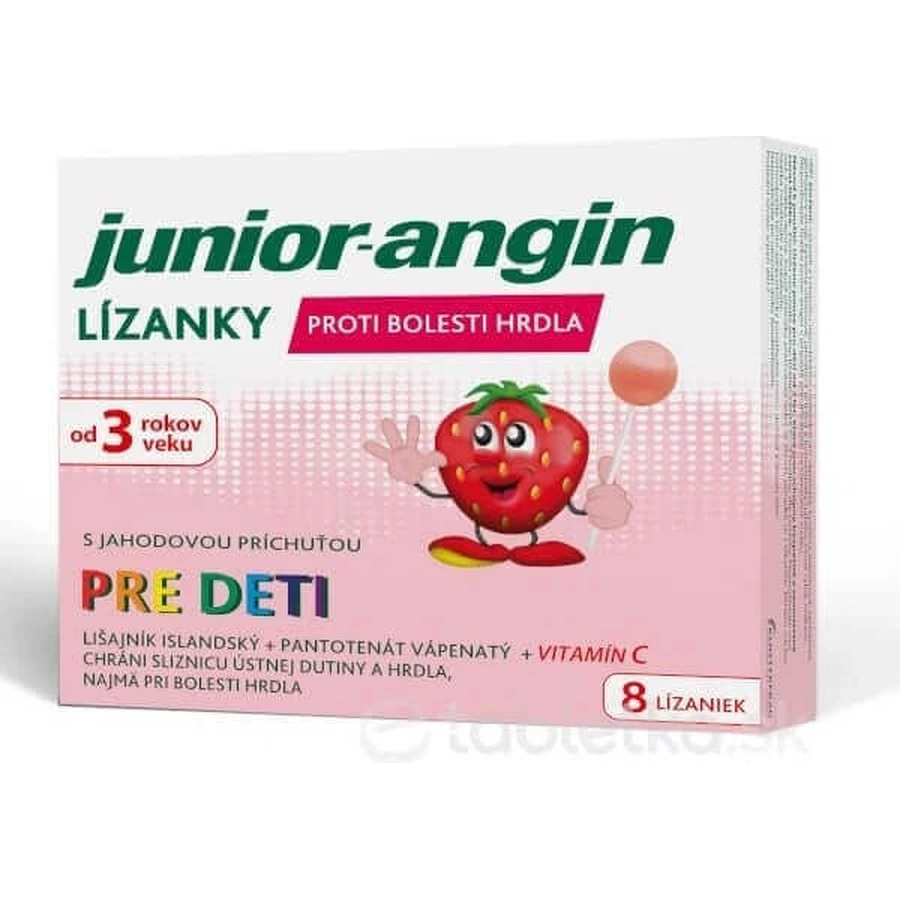 Льодяники Юніор-ангін для дітей 1×8 шт, льодяники для дітей: ціни та характеристики