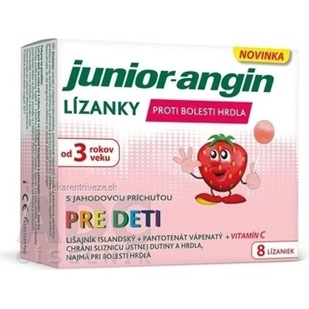 Льодяники Юніор-ангін для дітей 1×8 шт, льодяники для дітей: ціни та характеристики