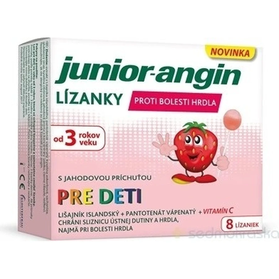 Льодяники Юніор-ангін для дітей 1×8 шт, льодяники для дітей: ціни та характеристики