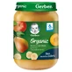Gerber Organic десерт, банан с яблоком, грушей и персиком, после 6 месяцев, 190 г