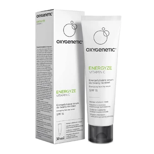 Oxygenetic Energyze Vitamin C, восстанавливающая сыворотка для лица в дневное время, SPF 15, 50 мл