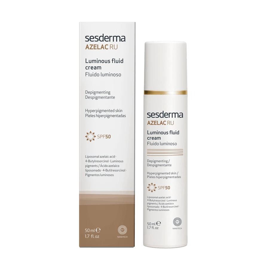 Sesderma Azelac RU, Осветляющая эмульсия для кожи SPF 50+, 50 мл: цены и характеристики