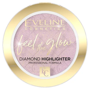 Eveline Cosmetics Feel The Glow, хайлайтер в пудрі, 03 Рожеве золото, 4,2 г