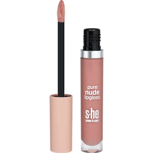 She color&style Pure Nude Блеск для губ 341/015, 5,2 г