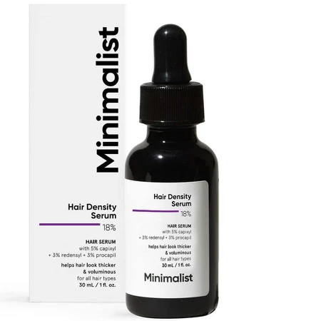 Сыворотка для роста волос Minimalist Hair Density 18%, 30 мл: цены и характеристики