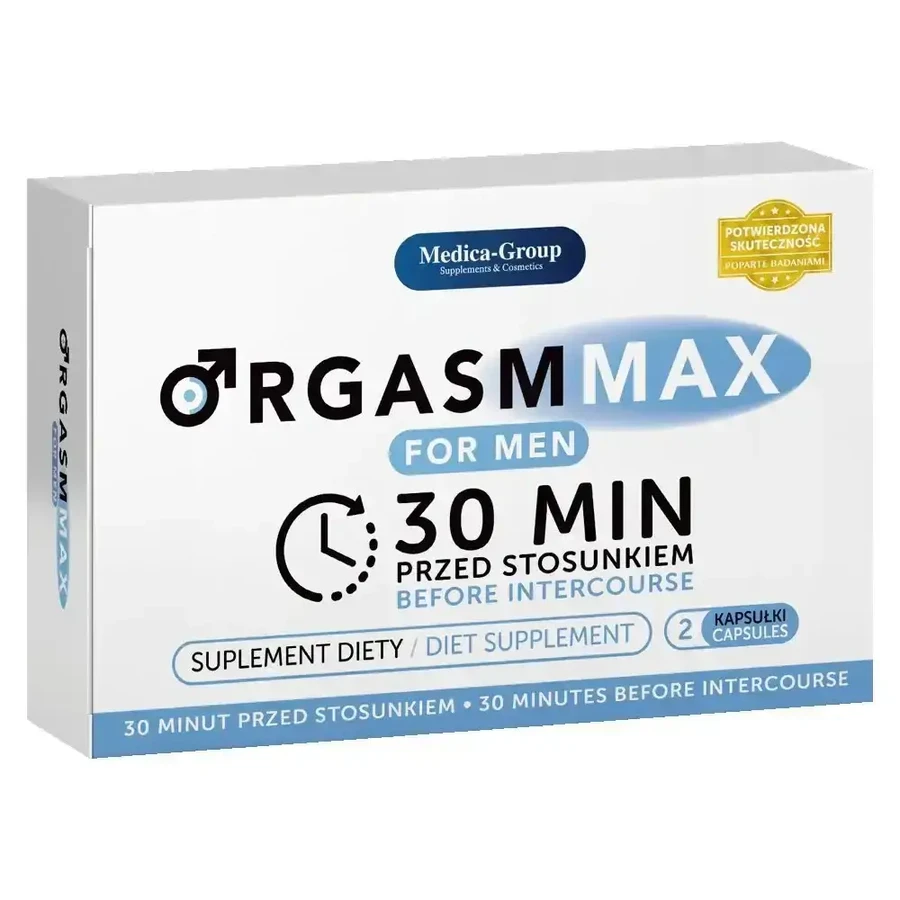 Medica-Group Orgasm Max For Men для быстрой и надежной эрекции, 2 капсулы: цены и характеристики