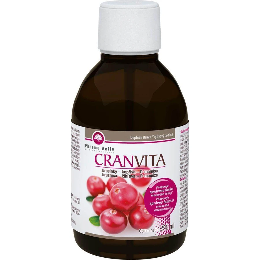 Pharma Activ Cranvita журавлина-іхава-D-маноза 250 мл: ціни та характеристики