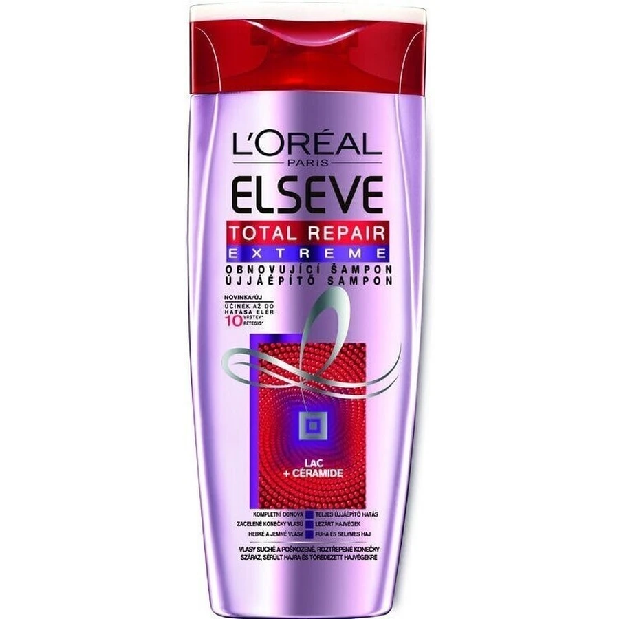 ELSÉVE AMPÓN TOTAL REPAIR EXTREME 1×250 мл, восстанавливающая ампула: цены и характеристики