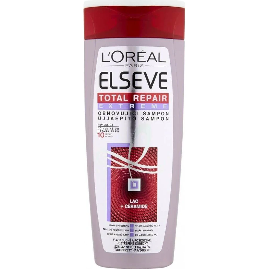 ELSÉVE AMPÓN TOTAL REPAIR EXTREME 1×250 мл, восстанавливающая ампула: цены и характеристики