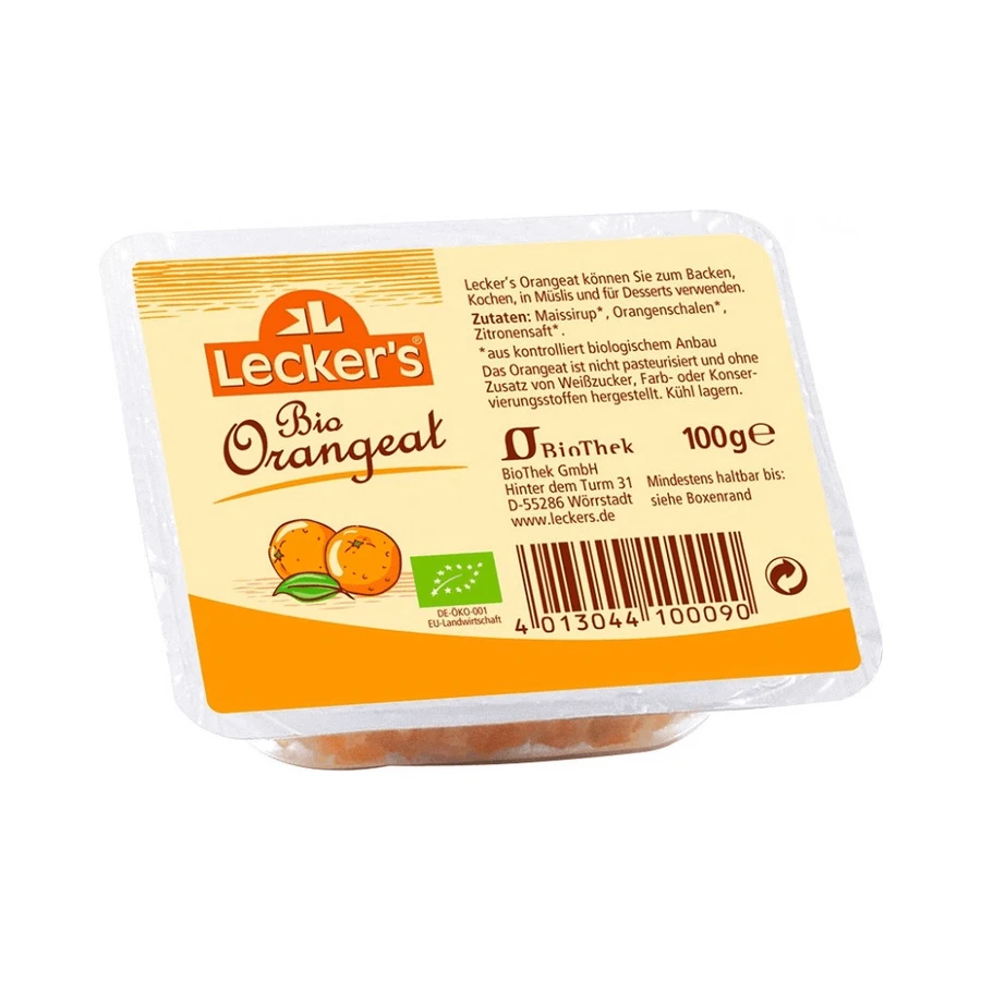 Органічна цедра апельсина, 100 г, Lecker's: ціни та характеристики