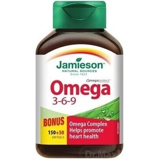 JAMIESON OMEGA 3-6-9 1×200 табл, пищевая добавка