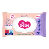 Лавандовые влажные салфетки, 72 штуки, Teo Bebe