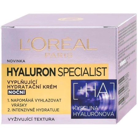 Нічний крем для обличчя L'Oréal Paris Hyaluron Specialist 50 мл: ціни та характеристики