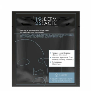 Интенсивно увлажняющая листовая маска для кожи Academie Derm Acte Masque Hydratant Apaisant 10 мл