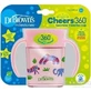 Кружка DR.BROWNS CHEERS 360° JUNGLE 6M+ рожева 1×200 мл, п'є без крапель та проливання